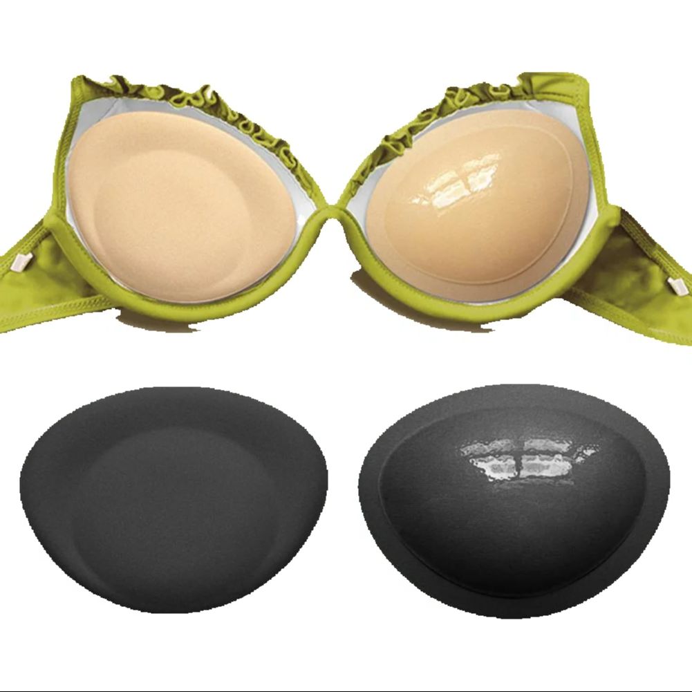 Underwire Bra Padded - 4 センチメートル厚さのブラジャーパッドインサート再利用可能な粘着ブラジャーインサート粘着プッシュアップフラーバストインサートリフトビキニパッド胸エンハンサー