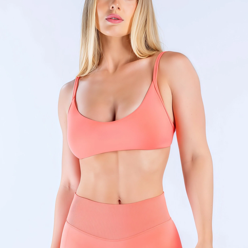 T Shirt Bra Seamless - HISTELLO インパクトスクープネックブラ レディース Uバック スポーツタンクトップ プッシュアップ