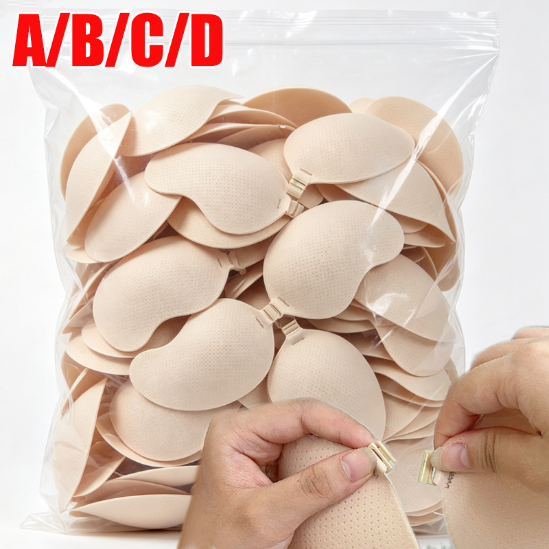 Push Up Bra Silicone - 女性用バックレスインビジブルプッシュアップブラ、ストラップレスブラ、シームレスフロントクロージャーブラレット下着、シリコン製自己粘着ブラパッド