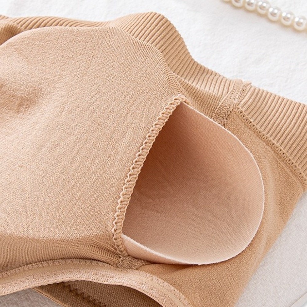 Push Up Bra Silicone - パッド入りソフトストラップレスバンドゥブラ、滑り止めシリコン付きプッシュアップチューブトップブラ、女性用下着ブラ