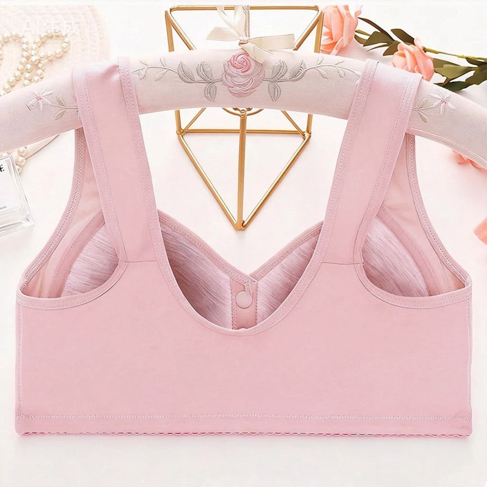 カジュアルフロントバックルワイヤレススポーツブラ、シームレス - Cotton Bra Everyday のレビューと価格