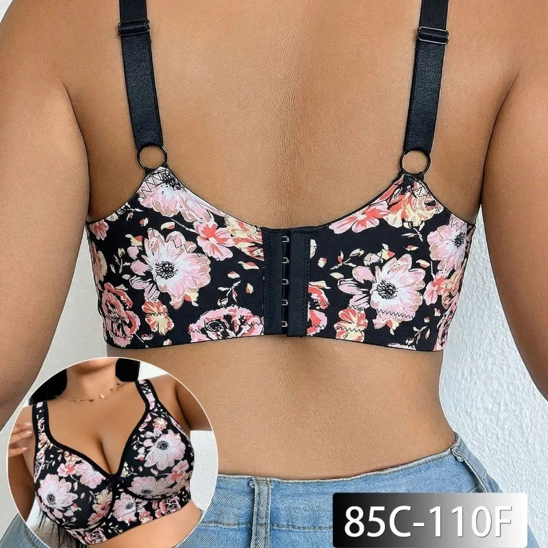 プラスサイズ女性用ブラジャー。レース、パッド入り、バストを小 - Minimizer Bra Women のレビューと価格