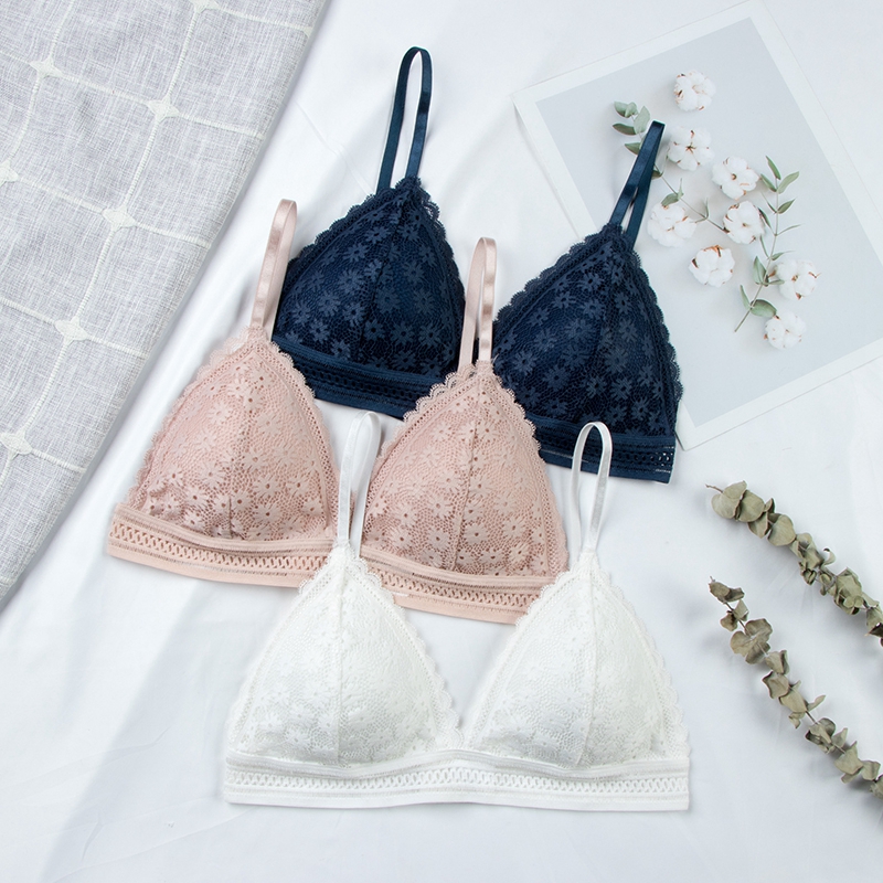 セクシーな花レースのブラジャートップ女性のためのプッシュアッ - Sheer Bra Lace のレビューと価格